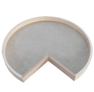 Plateau tournant en forme de rein de 28 pouces