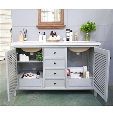 Meuble-lavabo double de 48 pouces